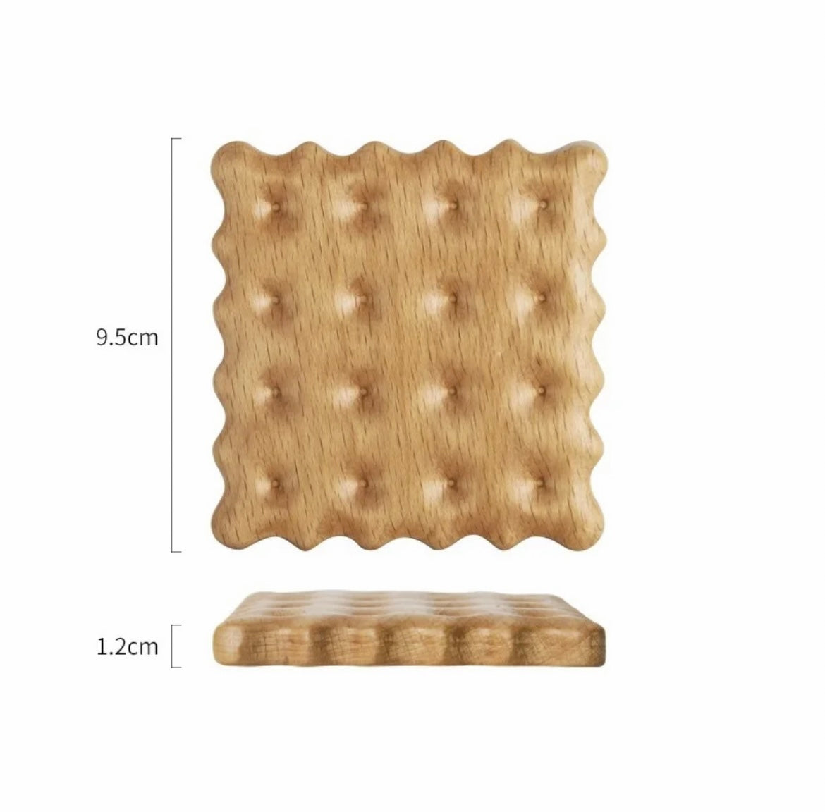 Dessous de verre Biscuit en bois