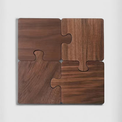 Dessous de verre Puzzle en bois